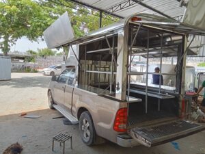 หลังคารถขายของ