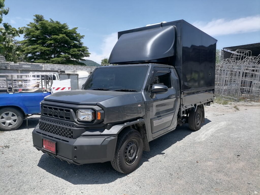 ตู้ครึ่งใบ ตู้บรรทุกแบบครึ่งใบ ตู้ cargo box ตู้คาร์โก้ ตู้ทึบ hilux champ Hilux Champ ตู้ทึบ ตู้แห้งรถกระบะ